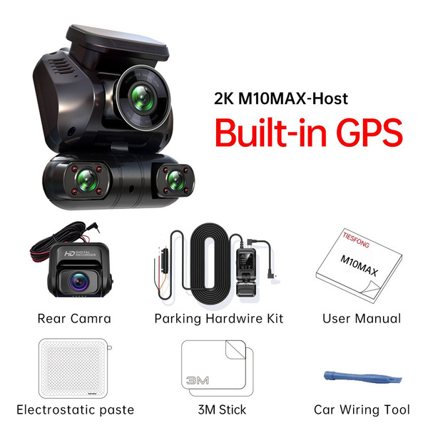 tiesfong m10max 2k 1440p видеорегистратор для автомобильного ...