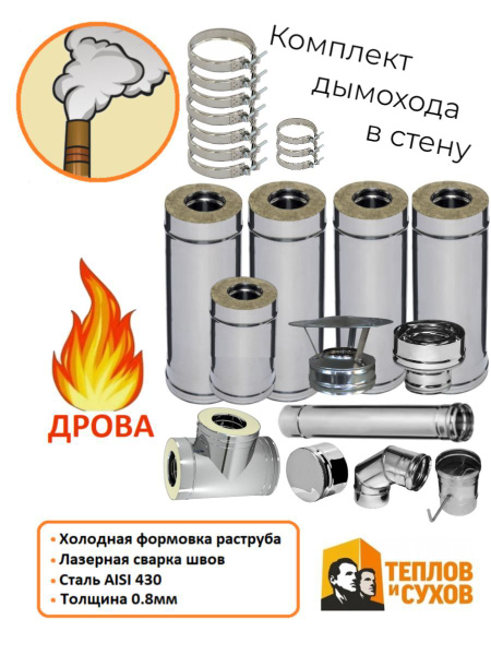 Комплект Дымохода 150 Сэндвич Купить