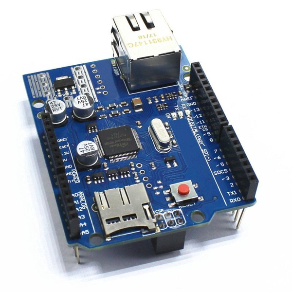 Ethernet Shield W5100 R3 для Arduino, роботизированный, со слотом для ...