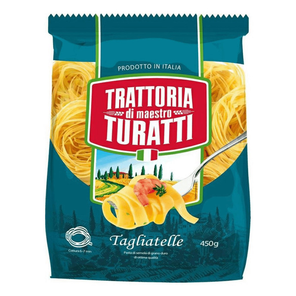 Макаронные изделия Trattoria di Maestro Turatti Tagliatelle Гнезда 450 ...