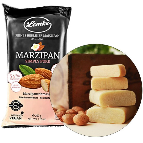 Марципан 54% - 200г, Simply Pure (сахарно-миндальная паста) - Lemke ...