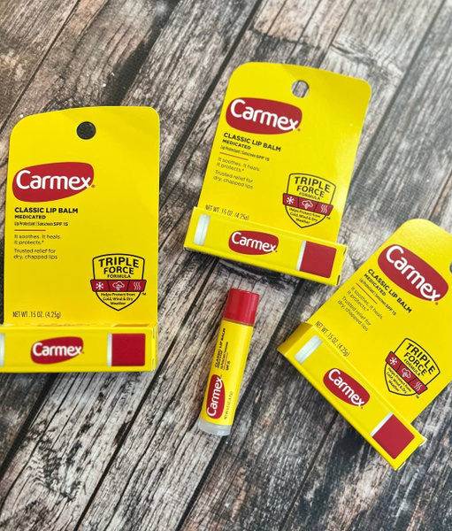 CARMEX ,Бальзам для губ Carmex классический в стике с SPF 15, 4.25 гр ...