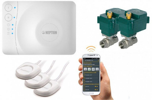 Neptun Умная система защиты от протечек с WiFi Profi Smart + 1/2 Tuya ...