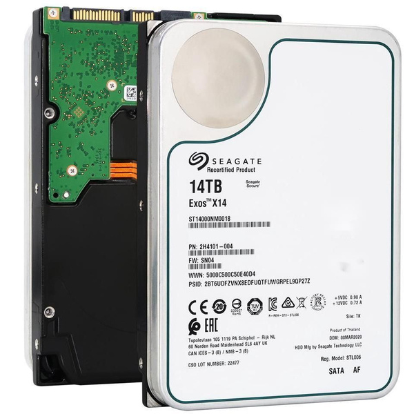 14 ТБ Внутренний жесткий диск Seagate Exos X14 ST14000NM0018 (Exos X14 ...