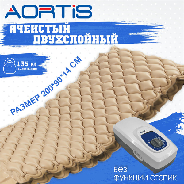 Матрас противопролежневый AORTIS двойной ячеистый (без статик) M130LP ...