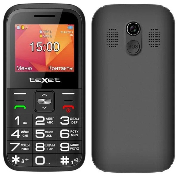 Мобильный телефон Texet Телефон TM-B418 Dual Sim, красный - купить по ...