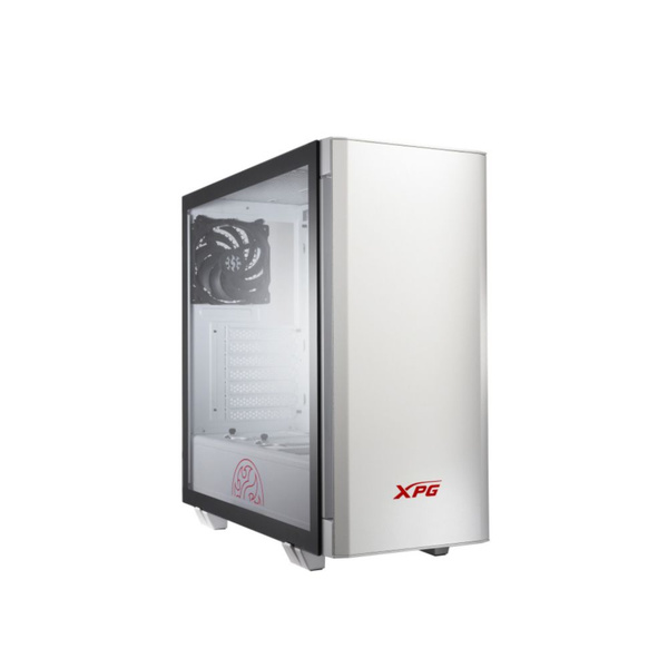 Корпус MidiTower XPG INVADER WHITE (ATX, белый, TG, 2x120mm fan ...