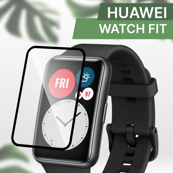 Глянцевая противоударная пленка для смарт-часов Huawei Watch Fit ...