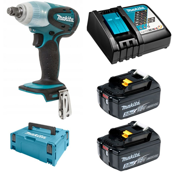 Аккумуляторный ударный гайковерт Makita LXT, 18V DTW251RFJ (18V, 2 x 3 ...