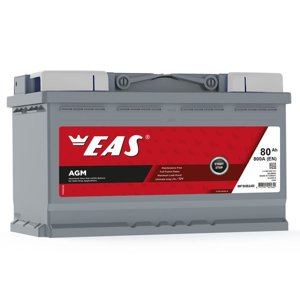 Аккумулятор автомобильный EAS EAS_AGM купить по выгодной цене в ...