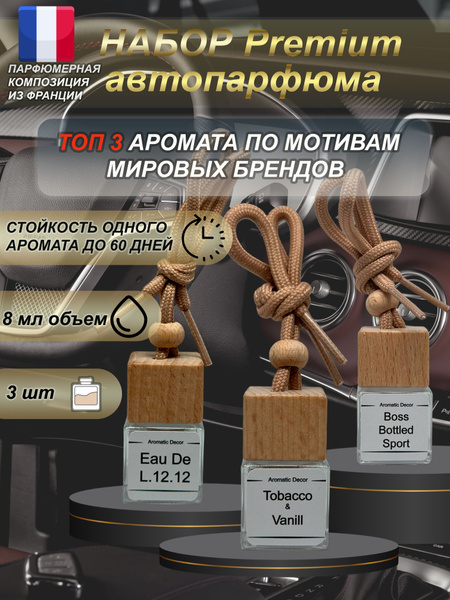 Ароматизатор для автомобиля Подарочный набор №1 авто парфюм 3 шт ...
