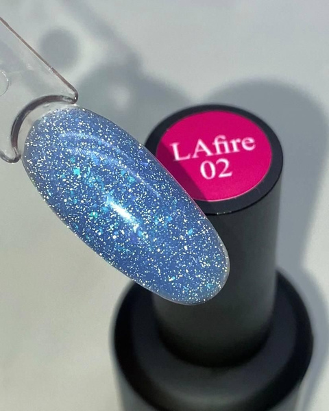 Жидкий акрил светоотражающий LAfire-02 TopShopNails, 15мл - купить с ...