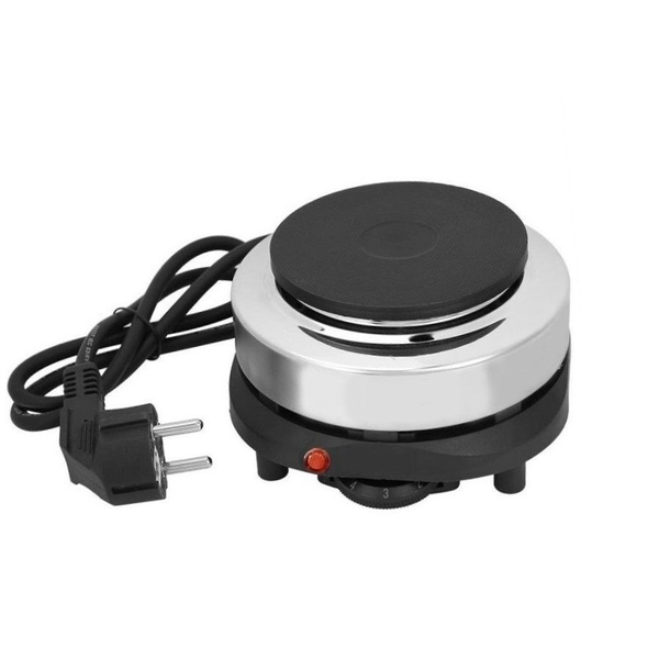 Электрическая настольная плита Электроплитка мини HOT PLATE 500W чугун ...