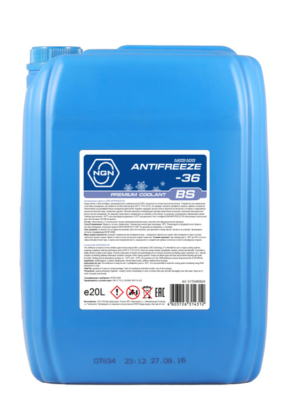 Антифриз NGN BS-36 ANTIFREEZE, Готовый раствор купить по выгодной цене ...