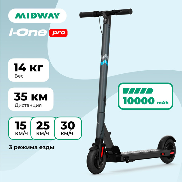 Электросамокат MIDWAY i-One PRO самокат электрический взрослый и ...
