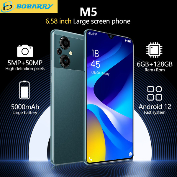 Смартфон Bobarry M5 6.5 дюйм HD большой экран мобильный телефон ...