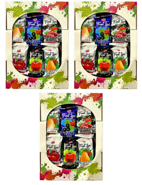 Пастила яблочная Fruit Line Три коробки по 500 гр. Натуральная Без ...