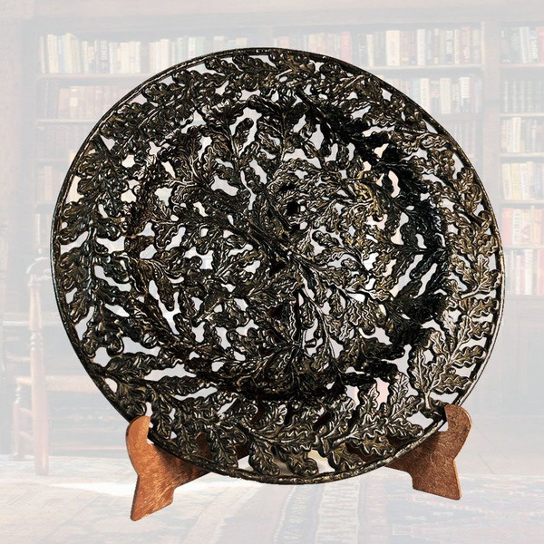 Ажурная тарелка "Дубовые листья", 1930-х годов выпуска. скульптора В.Ф ...