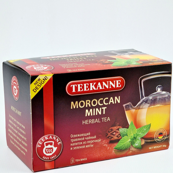Чай травяной Teekanne Moroccan Mint с перечной и зеленой мятой в ...