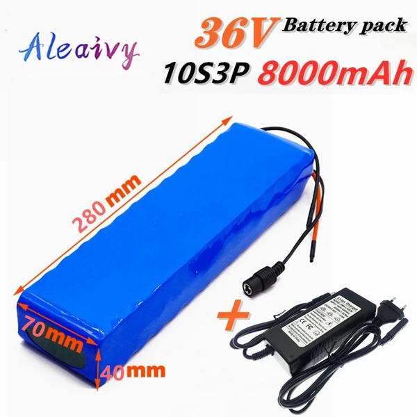 Литиевый аккумулятор 36V 8Ah Электрический велосипед 10S 3P 36V 7800 ...
