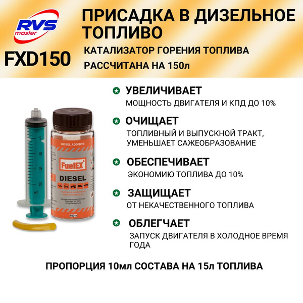 RVS Master Присадка в топливо, 100 мл - купить с доставкой по выгодным ...