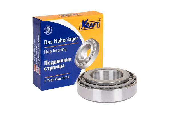 Подшипник ступицы ГАЗель (№6-7509А) (задн) наруж. "KRAFT" - купить по ...