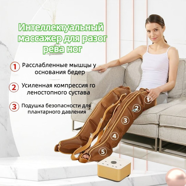 Массажер для ног, варикозное расширение вен, горячая лимфоэдема ...