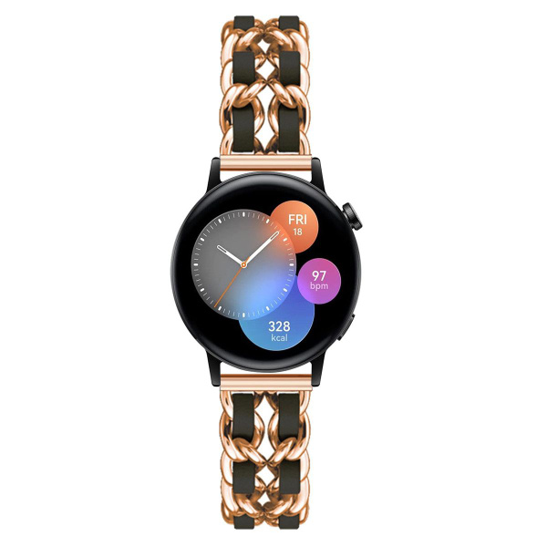 Ремешок металлический с Кожаные для Huawei Watch GT 3/GT2/GT 42mm ...