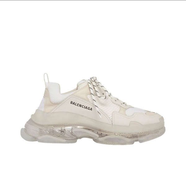 Balenciaga Triple s Clear sole White Beige