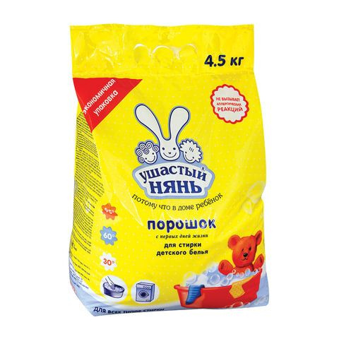 Стиральный порошок Ушастый нянь 4500г универсал (1014) - купить с ...