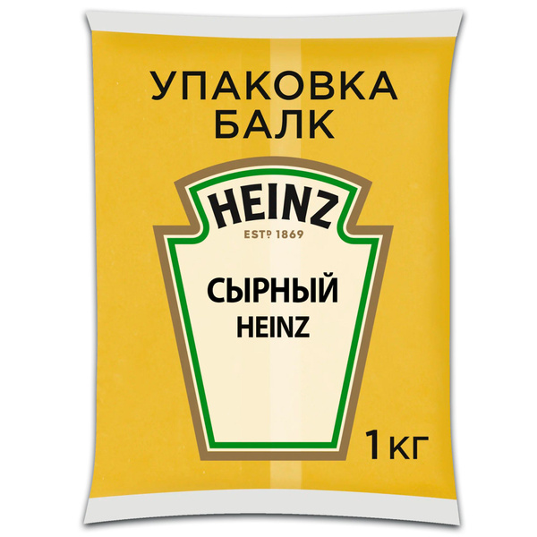 HEINZ (Хайнц) Соус Сырный, 1000 г - купить с доставкой по выгодным ...