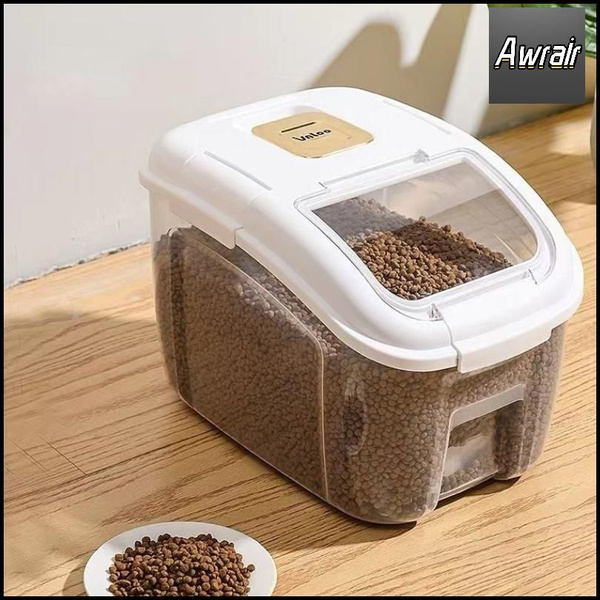 Контейнер для корма для домашних животных,20-литровый (oколо 10 кг ...