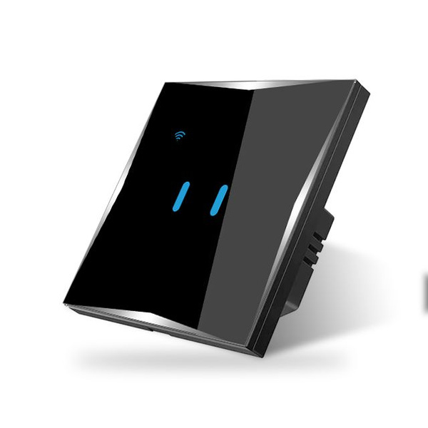 Умный сенсорный WiFi выключатель, Tuya, белый, умный дом, работает с ...