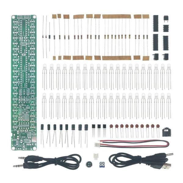Светодиодный индикатор уровня звука DIY Kit Электронный анализатор ...