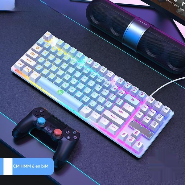 светящаяся механическая игровая клавиатура с 87 клавишами - купить с ...