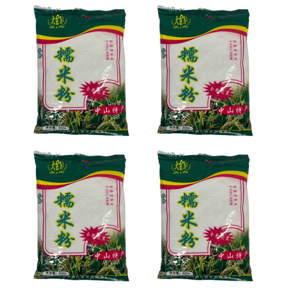 Мука рисовая клейкая Dajindao Glutinous Rice Flour, 400 г, 4 шт ...