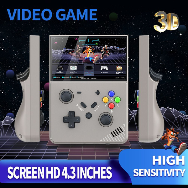 NEW!R43-PRO Портативная игровая консоль 64 гб,128 гб, 25 платформ ...