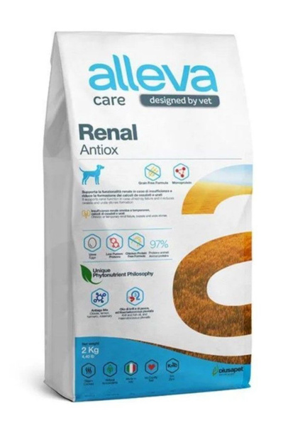 ALLEVA Care Renal / Аллева Кэр Ренал беззерновой сухой корм для собак ...