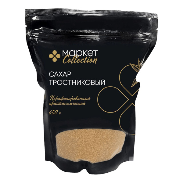 Сахар тростниковый кристаллический нерафинированный Market Collection ...