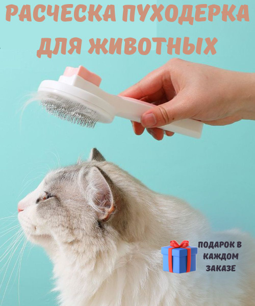 Расческа чесалка для кошек и собак - купить с доставкой по выгодным ...