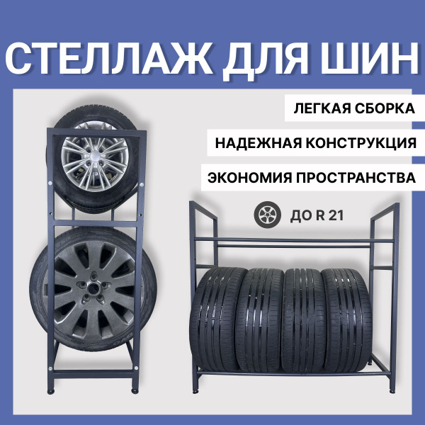 Стеллаж для шин и колес Система хранения для гаража - купить с ...