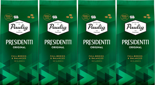 Паулиг Президент зерно 250г Paulig Presidentti - 4 штуки - купить с ...