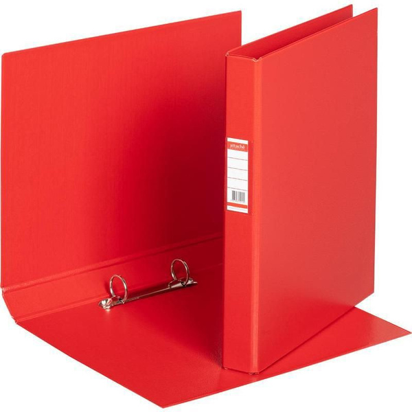 Папка на 2-х кольцах 35мм красная Россия - купить с доставкой по ...