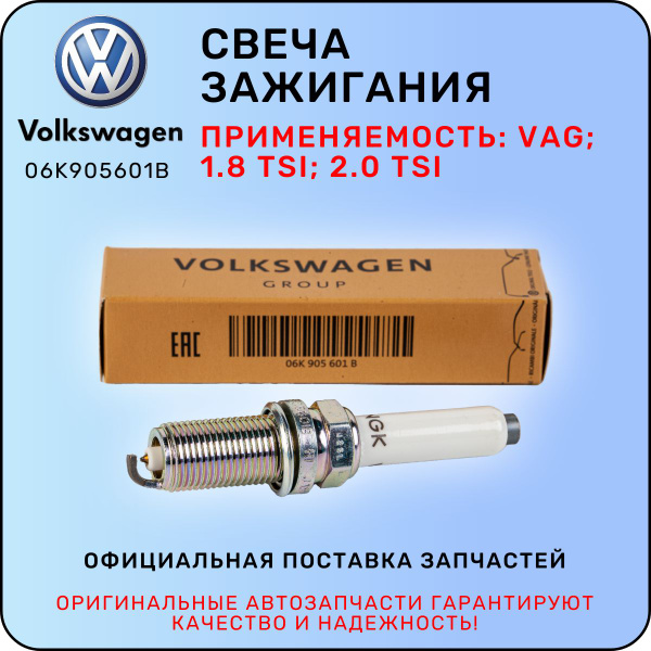 Свеча зажигания VAG (VW/Audi/Skoda/Seat) 06K905601B - купить по ...