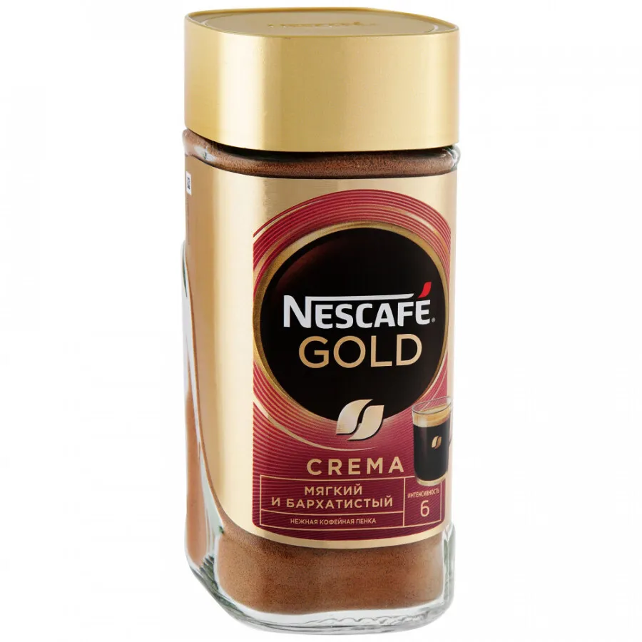 Нескафе крема купить. Кофе Nescafe Gold crema, 95г. Кофе Gold crema Nescafe 95 гр. Кофе Nescafe Gold 95г ст/б. Кофе растворимый Nescafe Gold ст/б 95г.