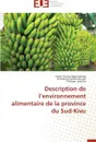 Description de l environnement alimentaire de la province du sud-kivu - Collectif