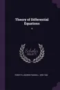 Theory of Differential Equations. 4 - Andrew Russell Forsyth