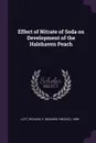 Effect of Nitrate of Soda on Development of the Halehaven Peach - Richard 1899- Lott