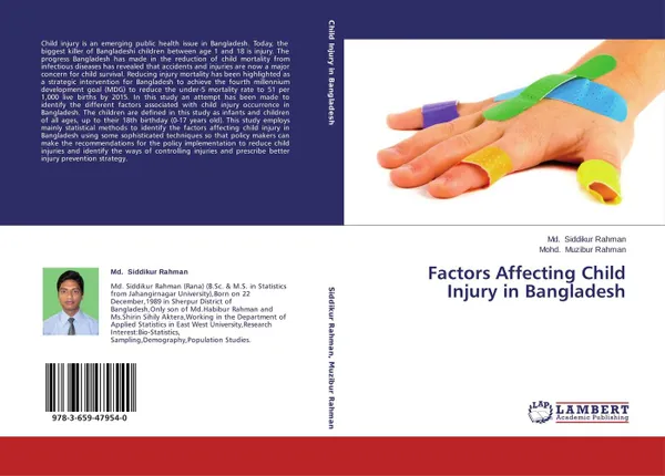 Обложка книги Factors Affecting Child Injury in Bangladesh, Md. Siddikur Rahman and Mohd. Muzibur Rahman