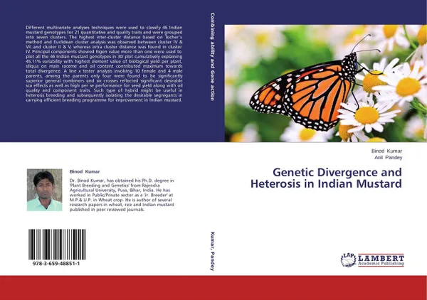 Обложка книги Genetic Divergence and Heterosis in Indian Mustard, Binod Kumar and Anil Pandey